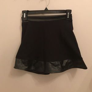 black skirt
